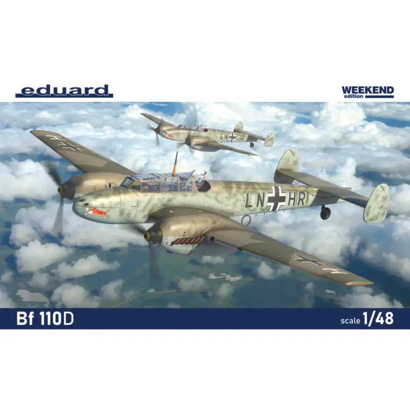 Bf 110D EDUARD-WEEKEND Schaalmodel Snelle Levering