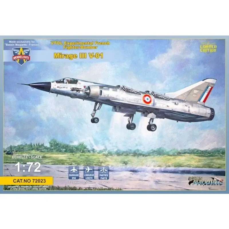 Bestseller Dassault Mirage III V-01 French VTOL Schaalmodel