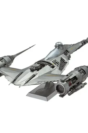 Gecertificeerd MetalEarth: ICONX - STAR WARS / MANDALORIAN'S N-1 STARFIGHTER 20,2x12,5x4,3cm, 3D metalen modelbouwset met 2,5 veelkleurige vell