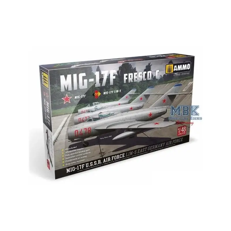 Voordeelprijs Mikoyan MiG-17 F/ LIM-5 "USSR - DDR" Schaalmodel