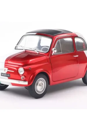 Merkproduct 1:18 fiat 500 tribute to italia bi-color 1965 Miniatuur