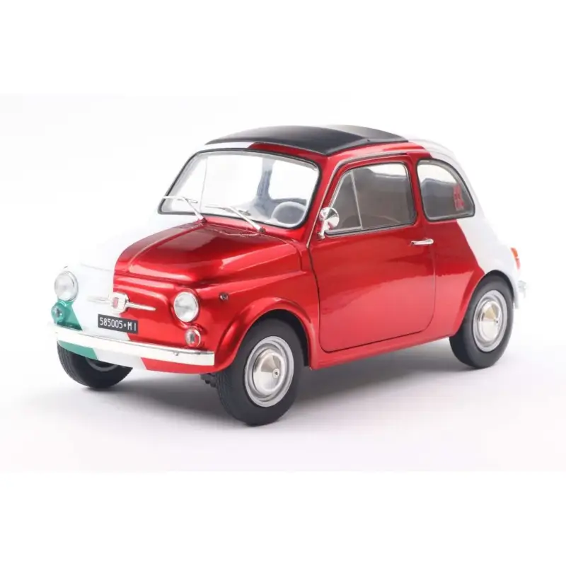 Merkproduct 1:18 fiat 500 tribute to italia bi-color 1965 Miniatuur