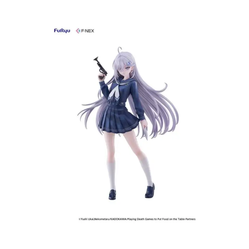 Populair Playing Death Games to Put Food on the Table Figure 1/7 Yuki School Uniform Ver. 24cm Figuurtje
