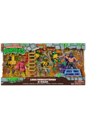 Teenage Mutant Ninja Turtles 6-Piece Figure Set 1988 Remastered Heo EU Exclusive Figuurtje Betrouwbaar