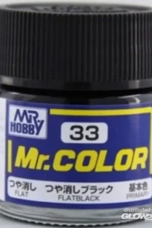 Nu Kopen Mr Hobby -Gunze Mr. Color (10 ml) Flat Black Acrylverf