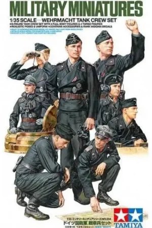 Wehrmacht Tank Crew Set De Duitse Defense Army Tank Soldier's 8 figuur die tijdens de Tweede Wereldoorlog verscheen op 1/35 scha Bestel Nu