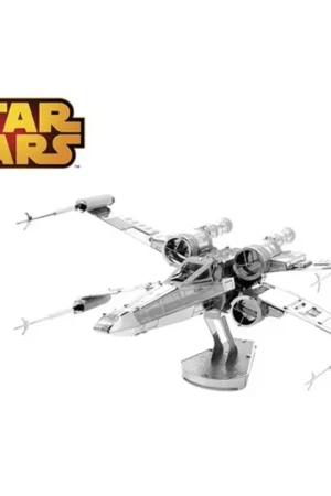 Koop Vandaag MetalEarth: STAR WARS X-WING STAR FIGHTER 10.10x8.52x5.15cm, metalen 3D-model met 2 vellen, op kaart 12x17cm, 14+
