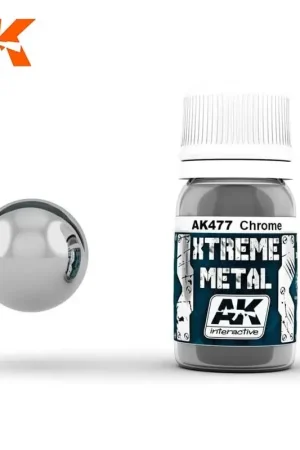 Superprijs XTREME METAL CHROOM 30ml Acrylverf