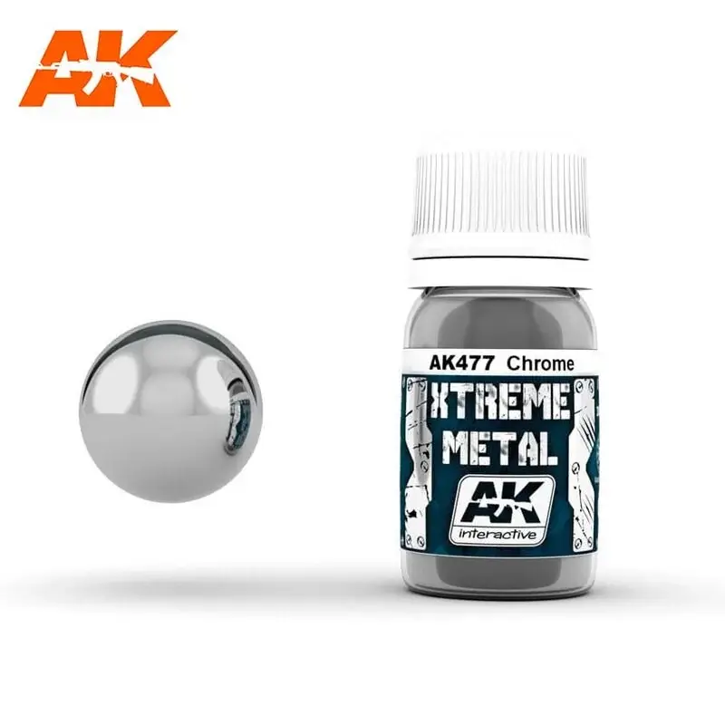 Superprijs XTREME METAL CHROOM 30ml Acrylverf