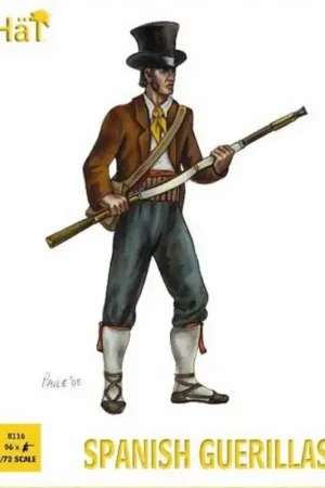 Betaalbaar Napoleonic Spanish Guerillas (double size set) Figuren