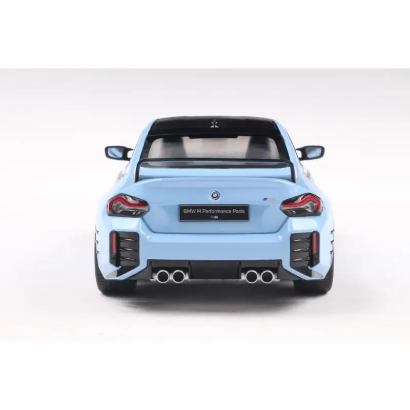 Bmw m2 (g87) performance parts zandvoort blue 2024 1/18 Miniatuur Voordeelprijs