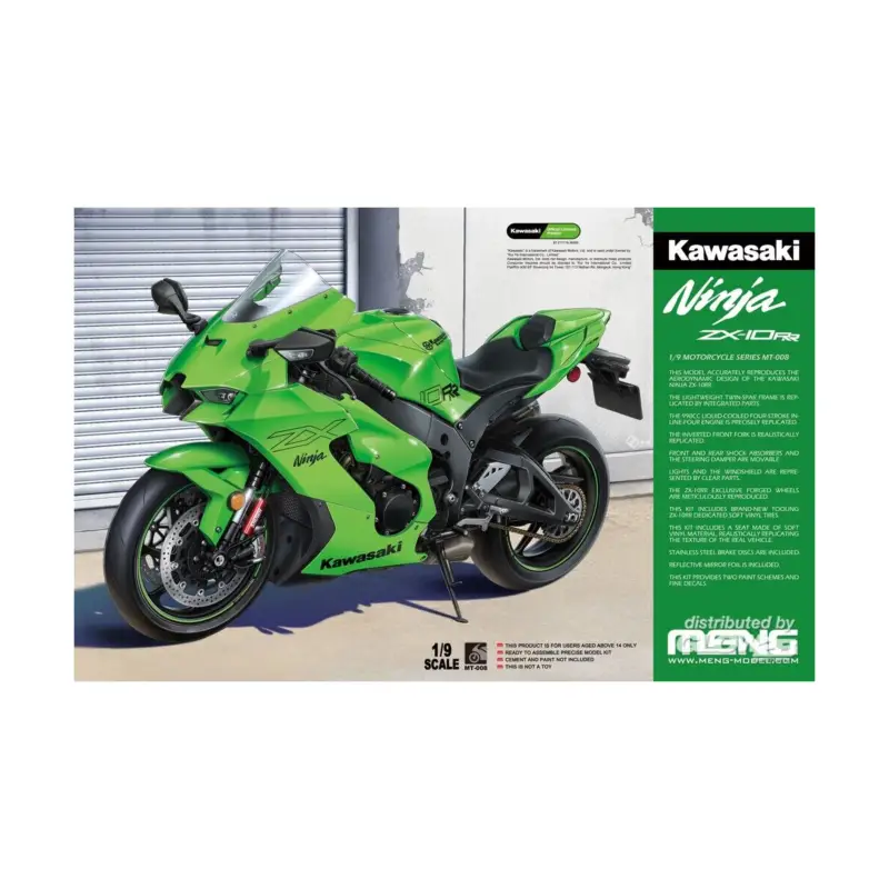 Kawasaki Ninja ZX-10RR Schaalmodel Laatste Versie