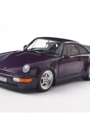 Porsche 911 (964) turbo violet blue metallic 1990 1/18 Miniatuur Shop Nu