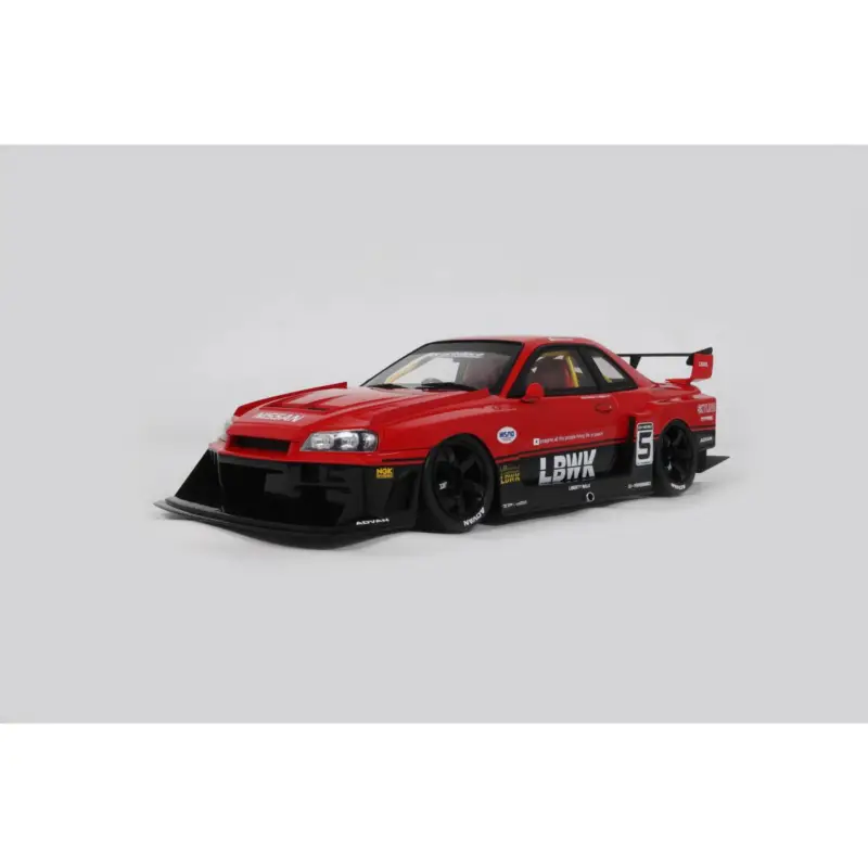Bestel Nu Gt spirit gt570 lb-er34 super silhouette skyline active red 2020 1/18 Miniatuur