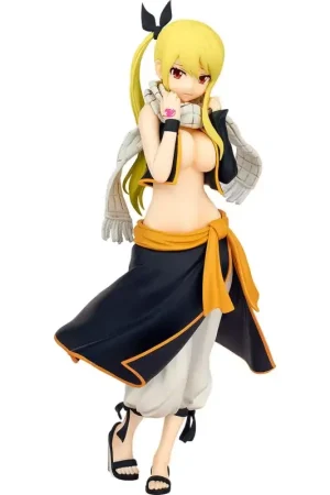 Fairy Tail Pop Up Parade Lucy Heartfilia Natsu Costume Ver. L Size 22 cm Figuurtje Merkproduct
