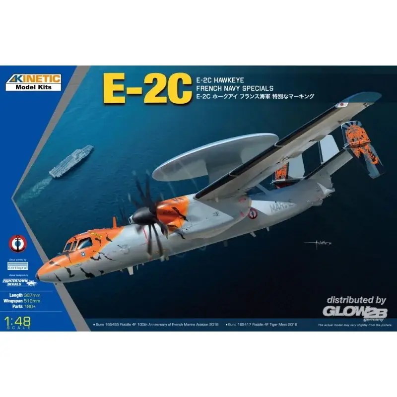 Laatste Versie E-2C Hawkeye Franse Marine Schaalmodel
