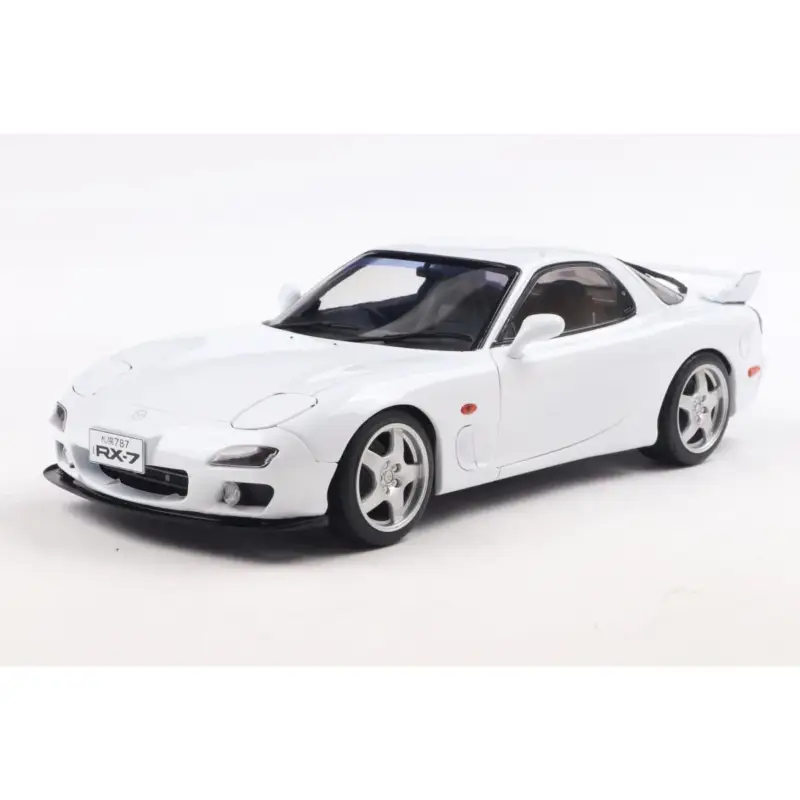 1:18 mazda rx7 fd3rs pure white 1999 Miniatuur Fabrieksprijs