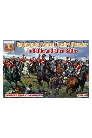 Napoleonic french cavalry disaster in battle and after battle Figuren Betaalbaar