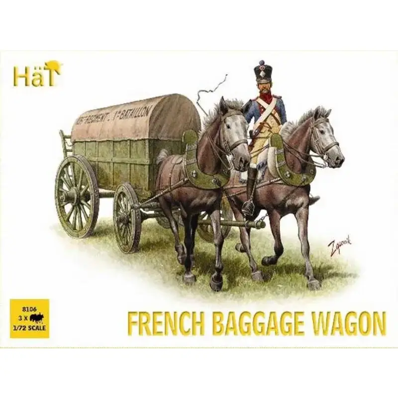 Betaalbaar French Baggage Wagon Figuren