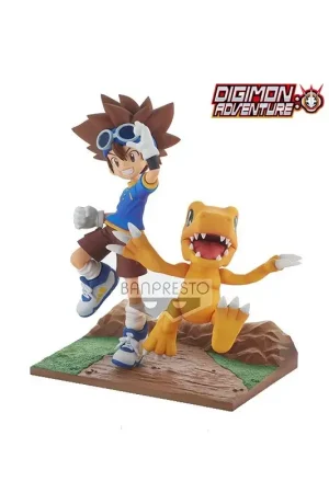 Nieuw Digimon Adventure Dxf Adventure Archief Taichi & Agumon 15cm - W94 Figuurtje