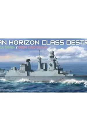 Exclusieve Aanbieding Italiaanse horizon klasse destroyer d553 andrea doria / d554 caio duilio Schaalmodel