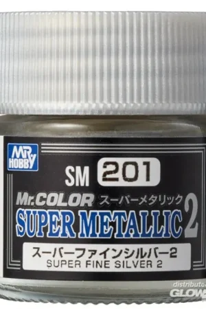 Lage Kosten Mr Hobby -Gunze Mr. Color Super Metallic Colors II (10 ml) Super Fine Silver II Acrylverf