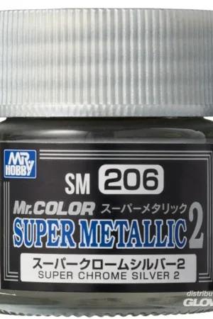 Lage Kosten Mr Hobby -Gunze Mr. Color Super Metallic Colors II(10 ml)Super Chrome Silver II Acrylverf