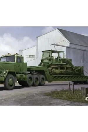 Beperkt Aanbod M920 Trekker slepen M870A1 oplegger Schaalmodel