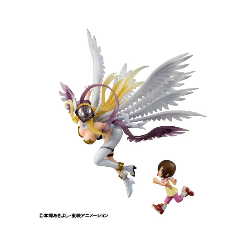 Express Levering Digimon Adventure Precious GEM Series Angewomon & Hikari Yagami Figure 22 cm Figuurtje