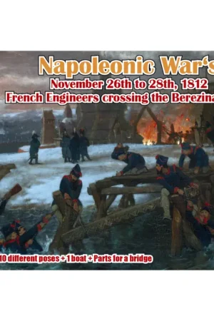 Napoleonic Wars French Engineers crossing the Berezina Set 2 Figuren Actieprijs