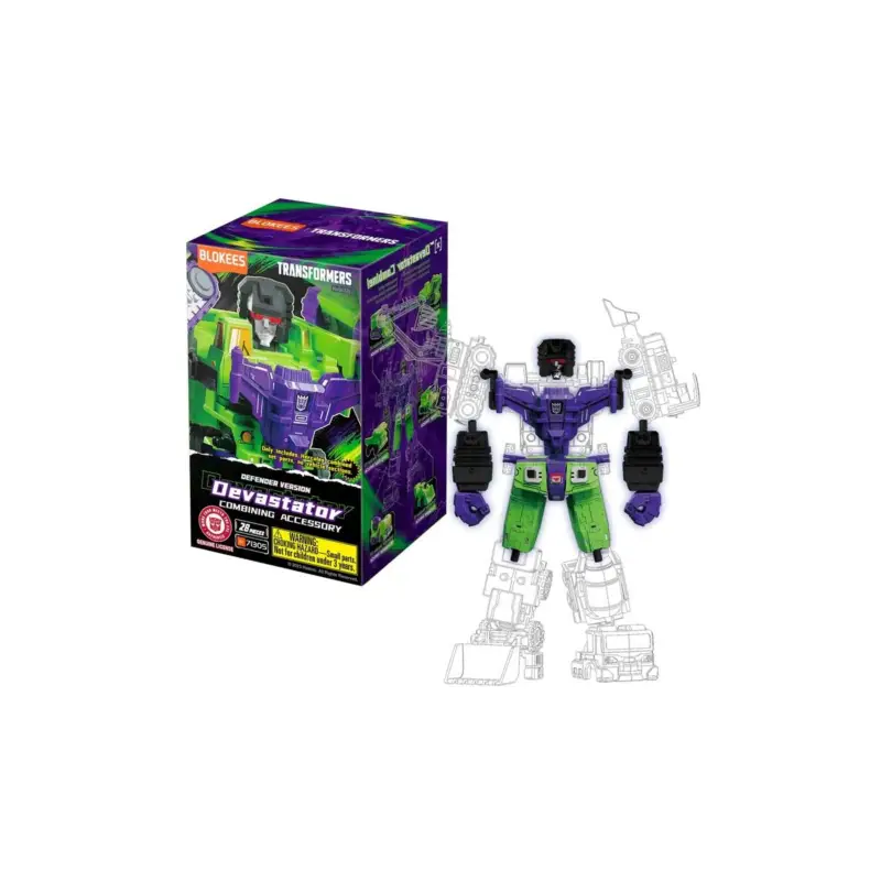 Veilige Betaling TRANSFORMERS -Devastator Comb. Acc. - Model Kit Defender Vers. Blockies Pop figur