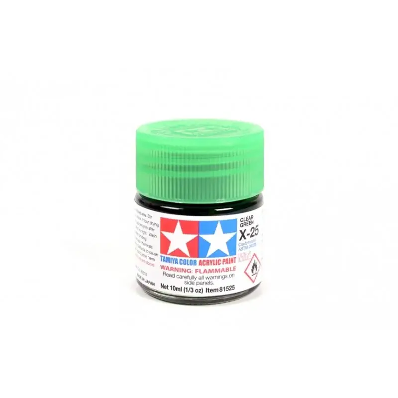 X-25 Clear green 10ml Acrylverf Nu Kopen
