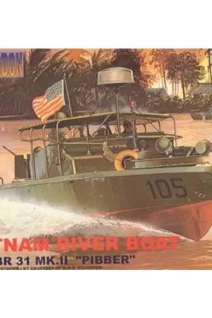 P.B.R. US Navy River Patrol Boat Vietnam Schaalmodel Favoriet