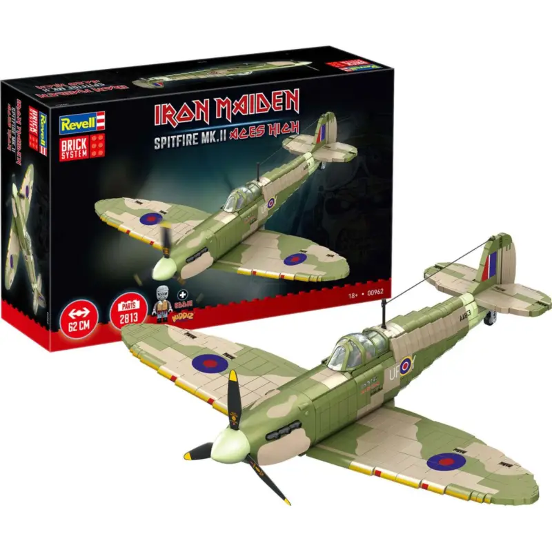 Iron Maiden Spitfire MK.II Aces High - Brick System Schaalmodel Seizoensaanbieding