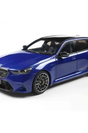 Bmw m5 touring marina bay blue metallic 2024 1/18 Miniatuur Voordeelprijs