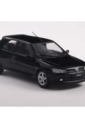Peugeot 306 s16 noir onyx 1994 1/43 Miniatuur Hoge Kwaliteit