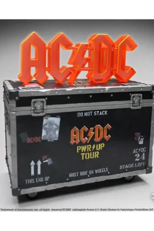 AC/DC - Rock Ikonz On Tour PWR UP Tour Road Case statuette Figuurtje Express Levering