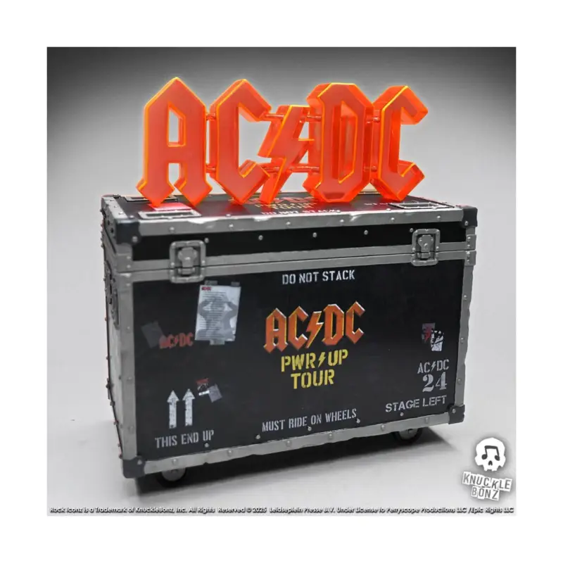AC/DC - Rock Ikonz On Tour PWR UP Tour Road Case statuette Figuurtje Express Levering