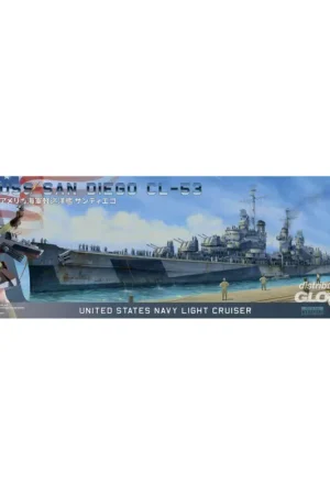 Tijdelijk Beschikbaar Uss san diego cl-53 (atori brand) Schaalmodel