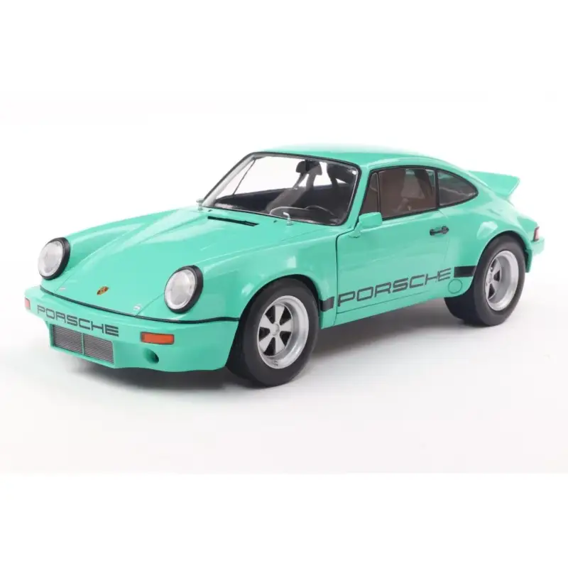 Veilige Betaling 1:18 porsche 911 iroc mint green 1974 Miniatuur