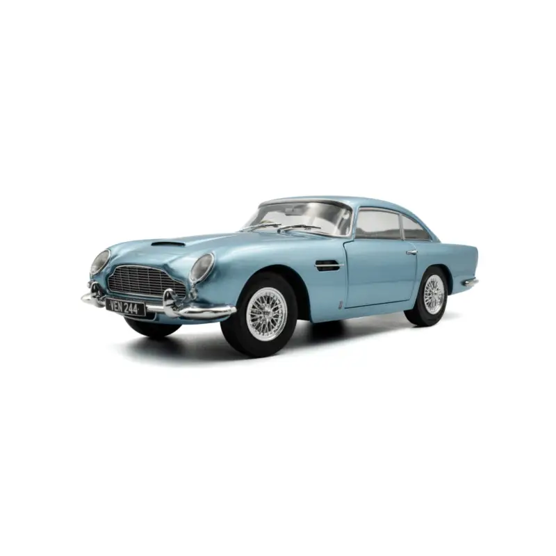Aston martin db5 light metallic blue 1964 1/18 Miniatuur Goedkoop