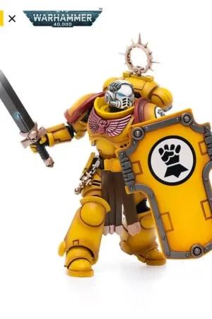 Warhammer 40k figuur 1/18 Imperial Fists Veteraan Brother Thracius 12 cm Figuurtje Beste Prijs