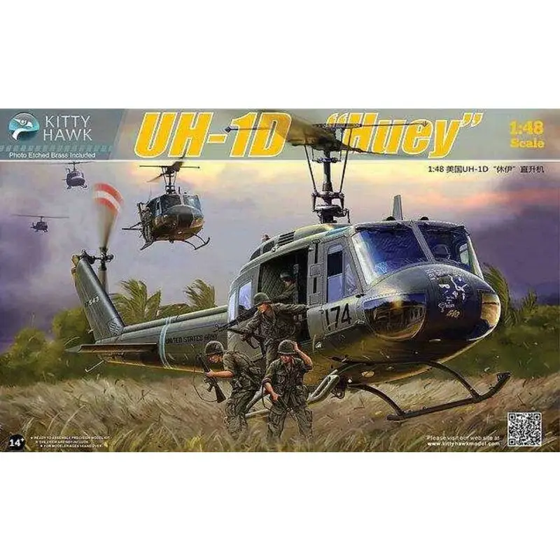 Gereduceerde Prijs Bell UH-1D 'Huey' Schaalmodel