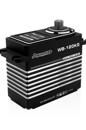 Servo Power HD WB-120KG Alu case MG 120kg/0.10s 12.6V (Large Scale) Gecertificeerd