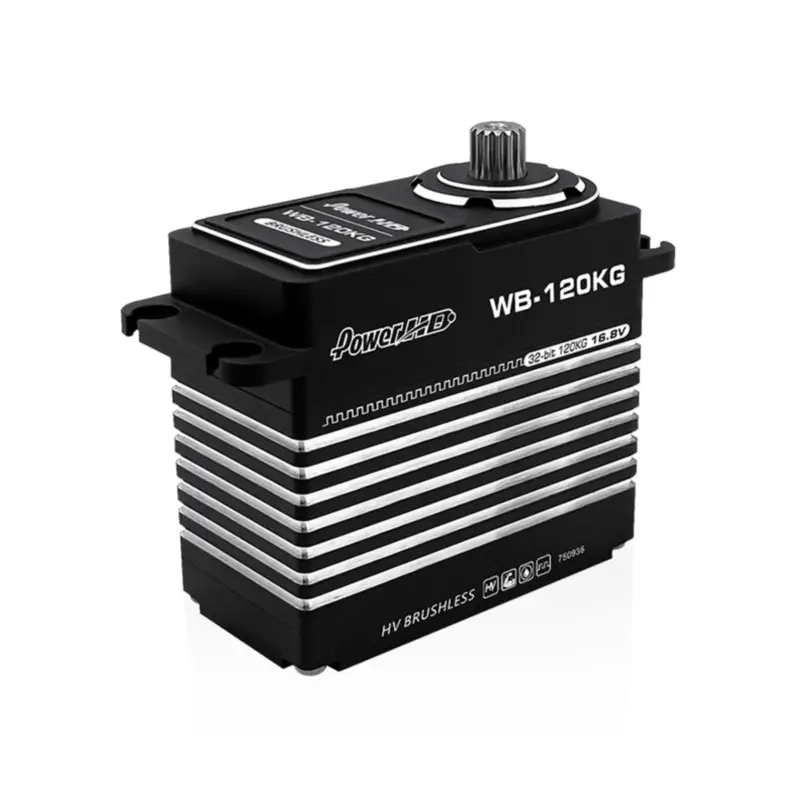 Servo Power HD WB-120KG Alu case MG 120kg/0.10s 12.6V (Large Scale) Gecertificeerd