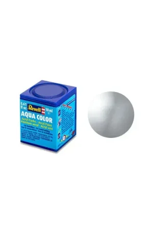Gecertificeerd Acrylverf Aqua Zilver Metaal - 18ml 90