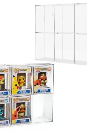 EVORETRO - 6 slots acrylic display case for Funko Pop Lage Prijs