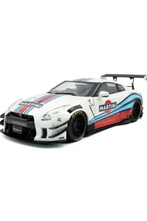 Direct Beschikbaar Nissan gt-r (r35) w/ liberty walk body kit 2.0 m 2024 1/18 Miniatuur