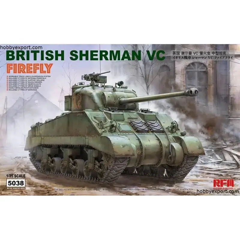 Koop Vandaag Britse sherman vc firefly Schaalmodel