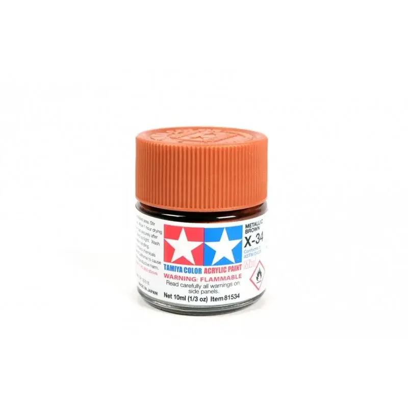 X-34 Metallic brown 10ml Acrylverf Seizoensaanbieding